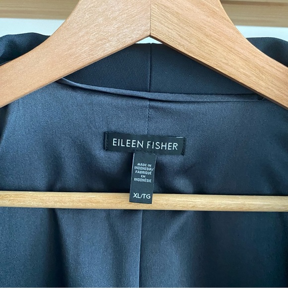 Eileen Fisher Black Blazer XL - Picture 9 of 12